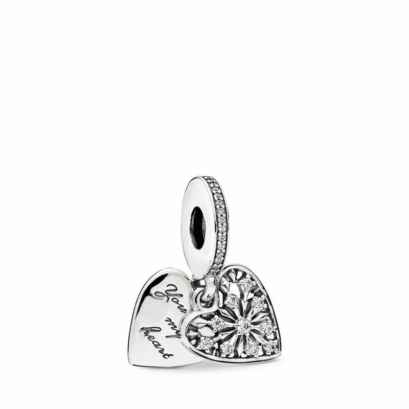 Pandora Heart of Winter Dangle Charm NZ Sale, Sterling Silver (125739-DRX)